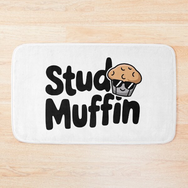 Item preview, Stud Muffin! Funny Muffin Pun designed and sold by PMCreative.