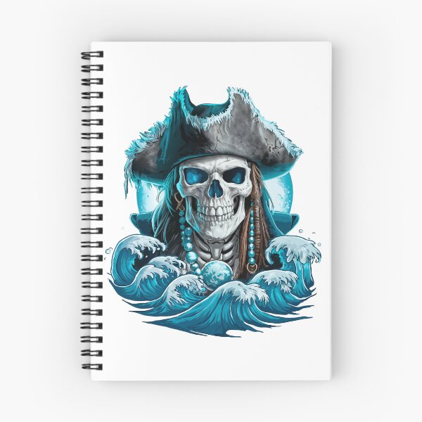 Item preview, Ghostly Pirate Skull: Ride the Haunted Waves designed and sold by StellarDreamer.