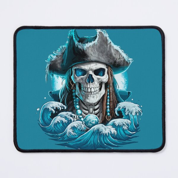 Item preview, Ghostly Pirate Skull: Ride the Haunted Waves designed and sold by StellarDreamer.