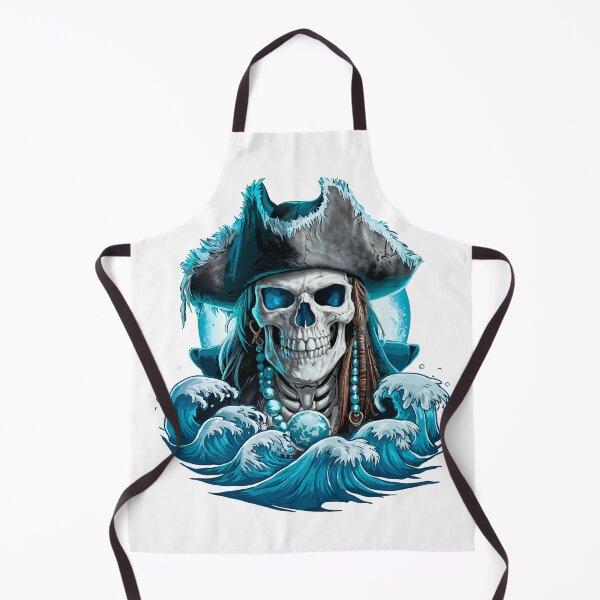 Item preview, Ghostly Pirate Skull: Ride the Haunted Waves designed and sold by StellarDreamer.
