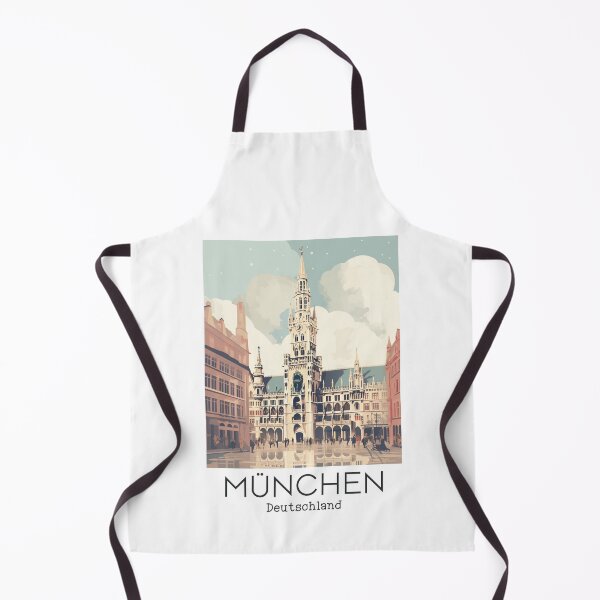 Item preview, A Vintage Travel Illustration of München - Deutschland designed and sold by GoodOldVintage.