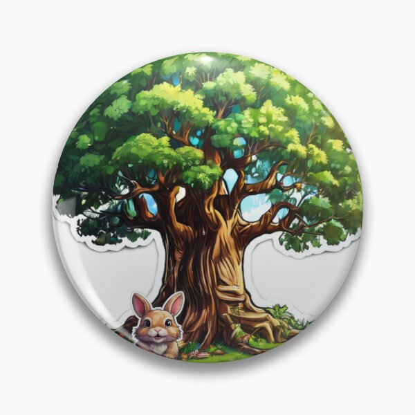 Item preview, Huge tree with a bunny  designed and sold by myartisanco.