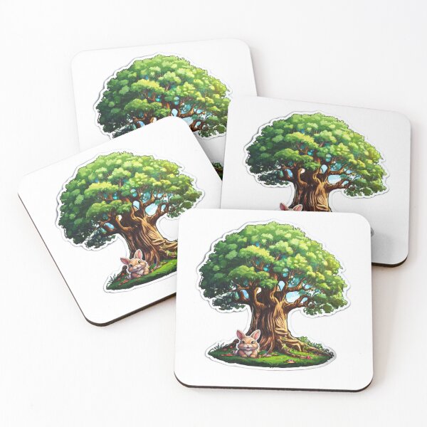 Item preview, Huge tree with a bunny  designed and sold by myartisanco.