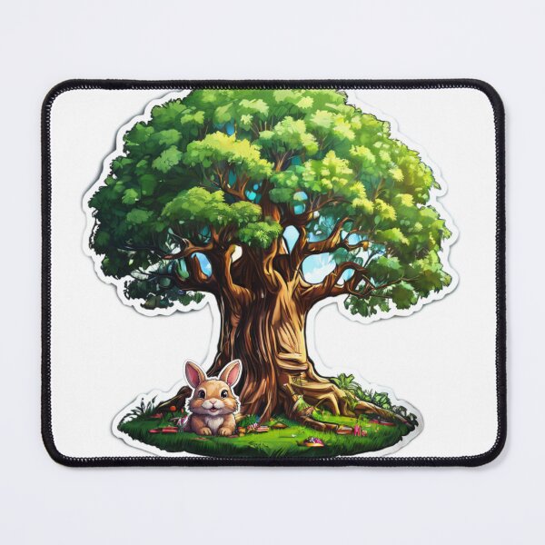 Item preview, Huge tree with a bunny  designed and sold by myartisanco.