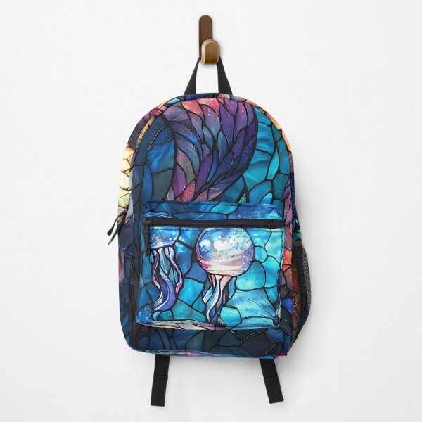 Item preview, Majestic Raccoon Mermaid in Stained Glass Design designed and sold by Matt's Artificial Nature.