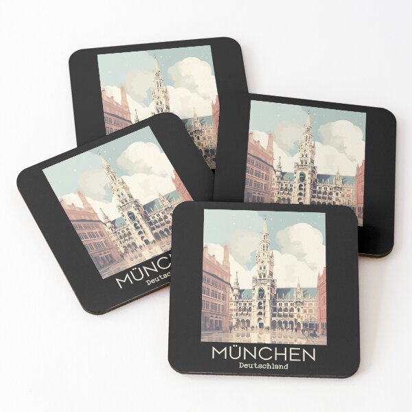 Item preview, A Vintage Travel Illustration of München - Deutschland designed and sold by GoodOldVintage.