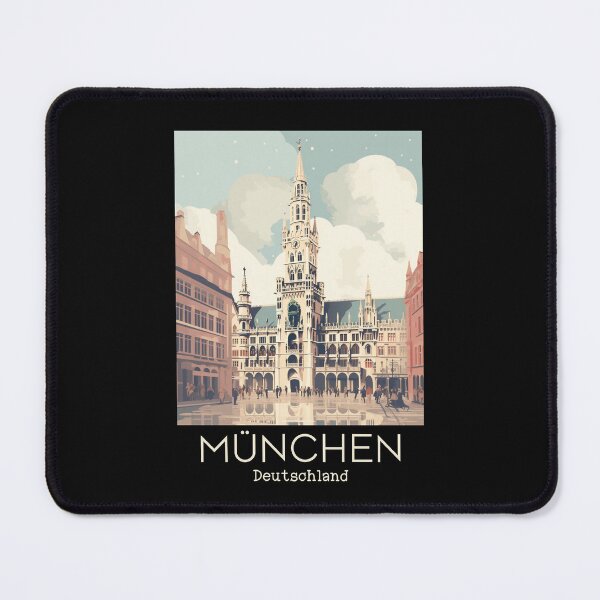Item preview, A Vintage Travel Illustration of München - Deutschland designed and sold by GoodOldVintage.