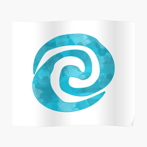 Water color Swirl Poster