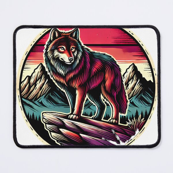 Item preview, The Wolf Hiking and Camping designed and sold by nodij.