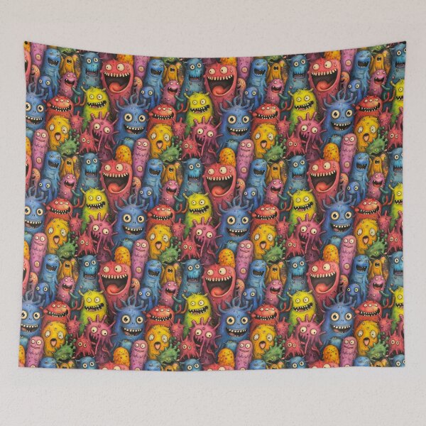 Item preview, Cheerful and Colorful Monster Crew Gathering designed and sold by Vinson-MFG.