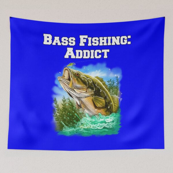 Item preview, Bass Fisherman Fishermen Fishing Fanatic Bass Fishing Addict designed and sold by fantasticdesign.