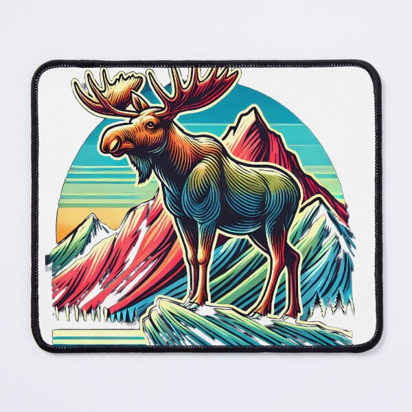 Item preview, Moose hikers and campers designed and sold by nodij.