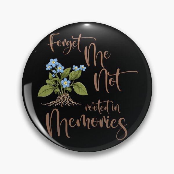 Item preview, Forget-Me-Not Rooted in Memories Blue Flowers  designed and sold by ToxiCool.
