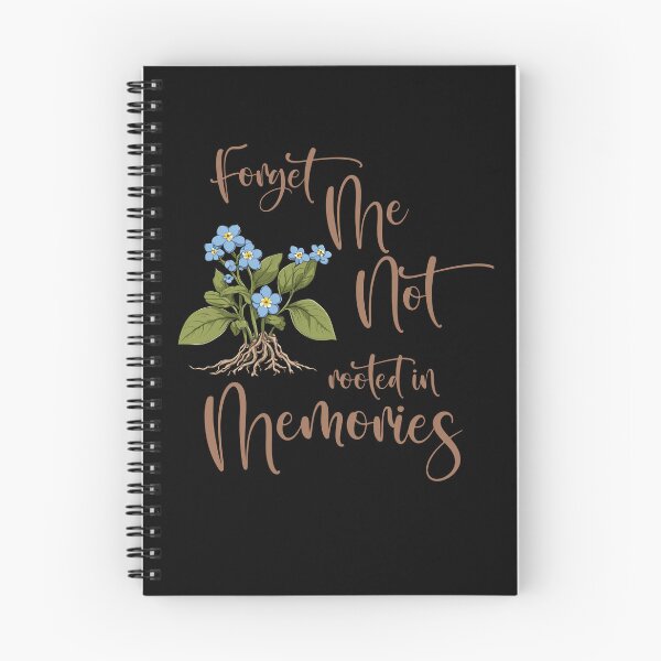 Aperçu de l'œuvre Myosotis Enraciné dans les souvenirs Fleurs bleues créée et vendue par ToxiCool.