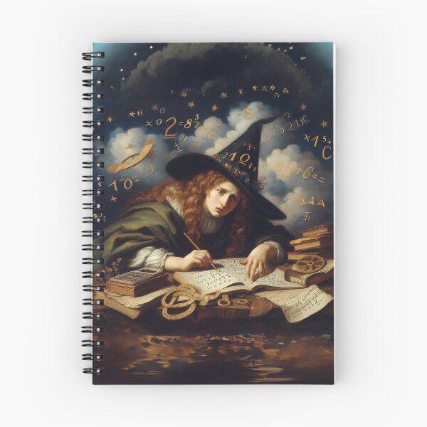 Item preview, Witch Trying to Figure Out Maths designed and sold by boysenberrie.