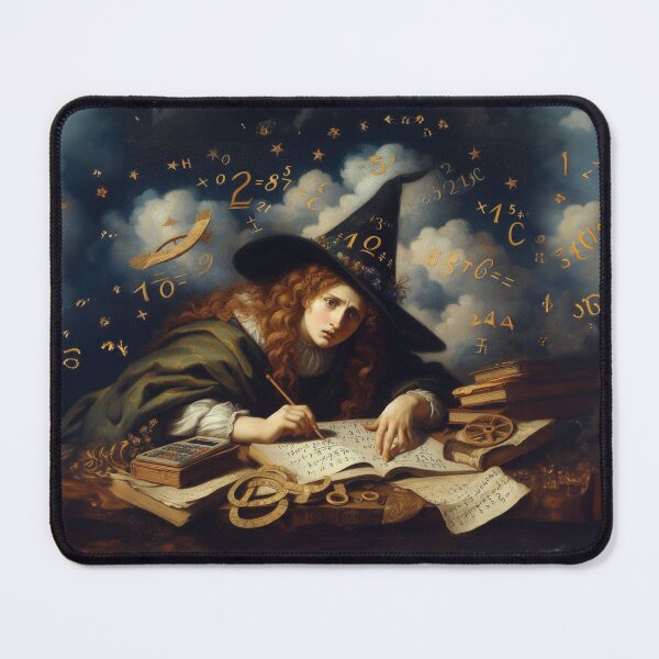 Item preview, Witch Trying to Figure Out Maths designed and sold by boysenberrie.