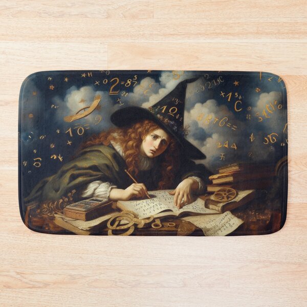 Item preview, Witch Trying to Figure Out Maths designed and sold by boysenberrie.