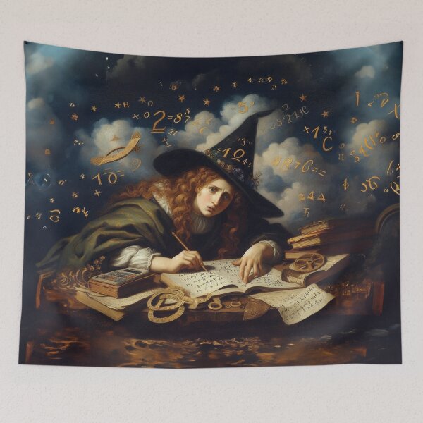 Item preview, Witch Trying to Figure Out Maths designed and sold by boysenberrie.