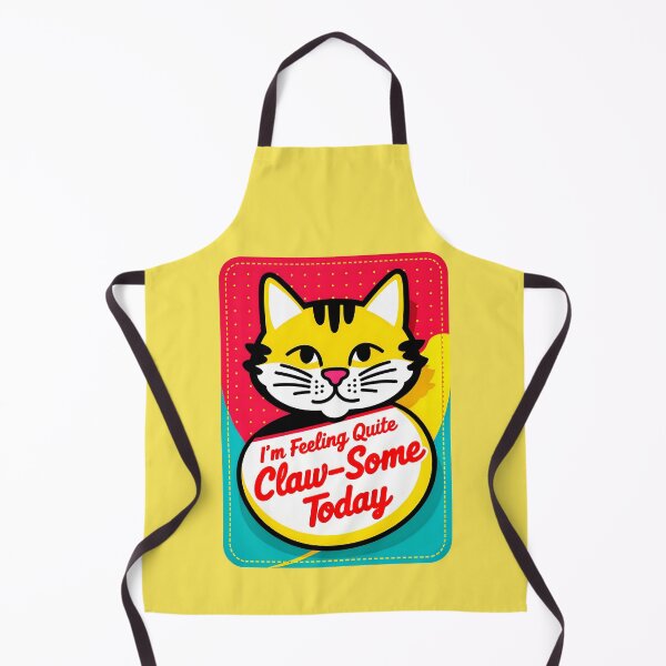 Item preview, I'm Feeling Quite Claw-Some Today Cute Cat Quote designed and sold by TheArtOfPat.