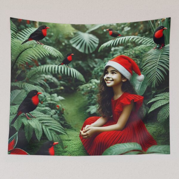 Item preview, Next Generation: A Girl Takes on Santa's Role designed and sold by annenambiro.