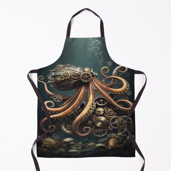 Item preview, mechanical octopus designed and sold by REINADODESIGNS.