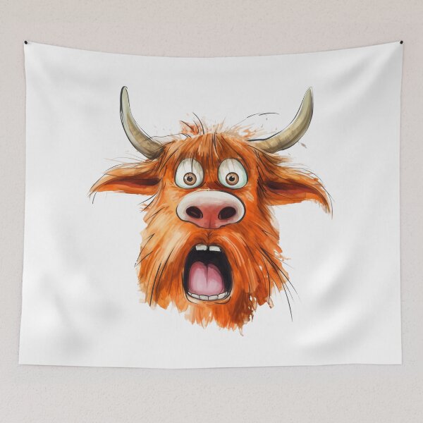 Item preview, Funny Highland Cow designed and sold by Dawidsz79.
