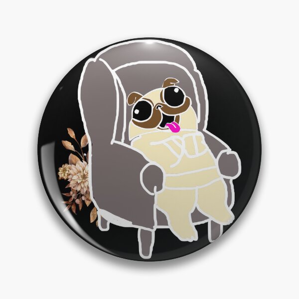 Item preview, Pug Puppy Sitting designed and sold by PugPuppyLife.