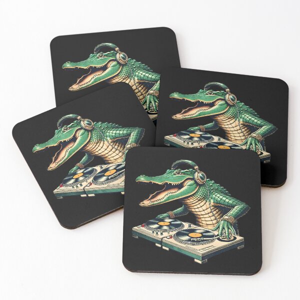 Item preview, Crocodile DJ: Spin It Loud! designed and sold by Linework Studio.