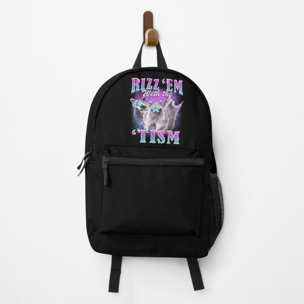 Item preview, Rizz 'em With The 'Tism Funny Raccoon Meme designed and sold by BelkaMd.