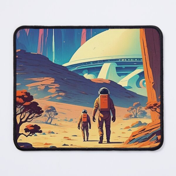 Item preview, Explorers Walk Into the Heart of Alien Civilization designed and sold by ArtComixHaven.