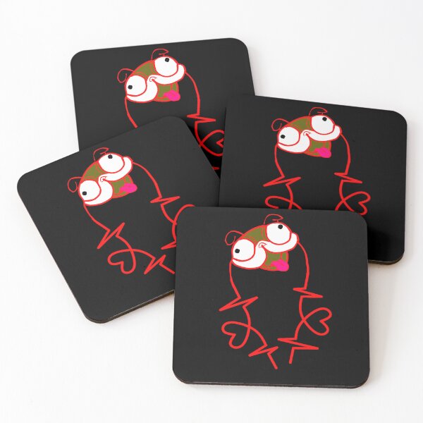 Item preview, Pug dog heartbeats designed and sold by PugPuppyLife.