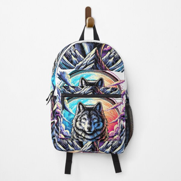 Item preview, Wolf in the mountain hikers and campers designed and sold by nodij.