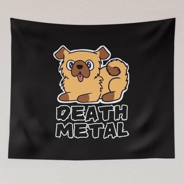 Item preview, Death Metal Pug designed and sold by Pint-SizeDesign.