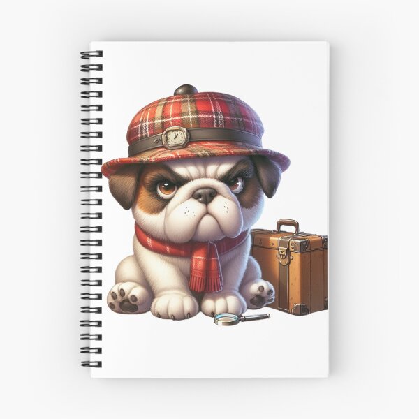 Item preview, Grumpy Dog,Funny Dog in Hat,Cute Dog  designed and sold by deniz kaya.