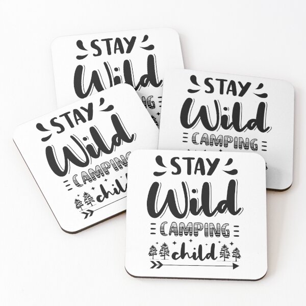 Item preview, "Stay Wild Camping Child" Design designed and sold by Dream World Images.