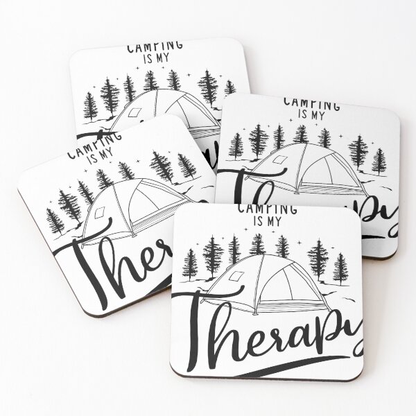 Item preview, "Camping Is My Therapy" Design designed and sold by Dream World Images.