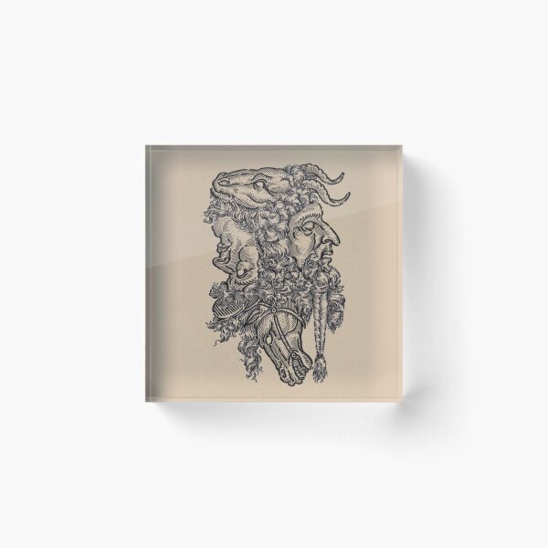Item preview, Symbolism - The Warrior, The Wise Man, The Satyr and the Pegasus designed and sold by PatronesKawai.