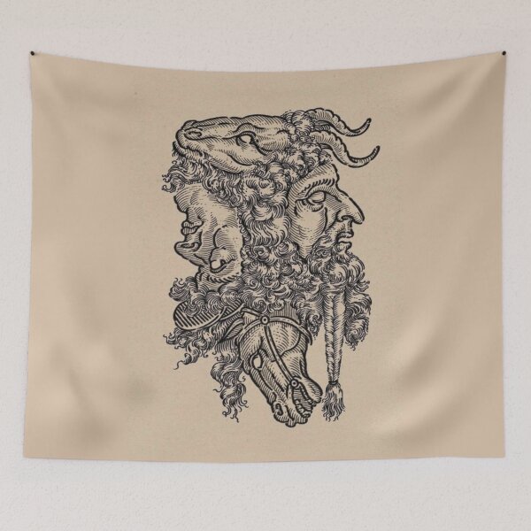 Item preview, Symbolism - The Warrior, The Wise Man, The Satyr and the Pegasus designed and sold by PatronesKawai.