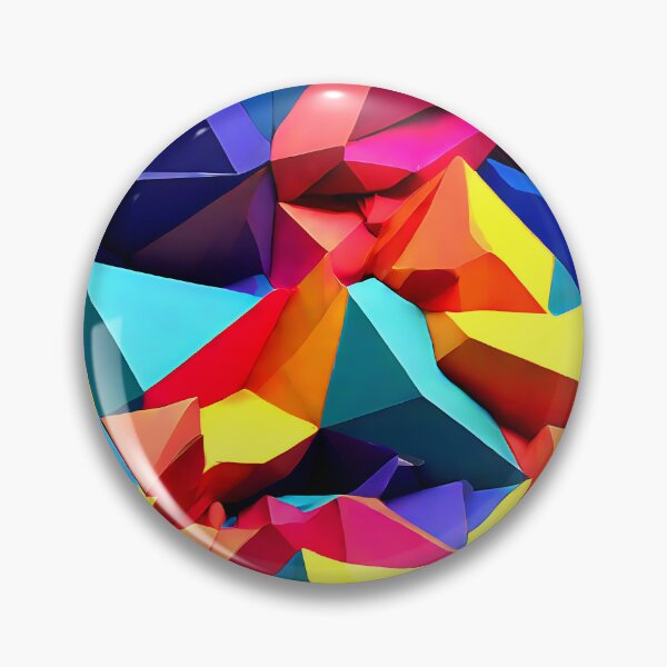 Item preview, Geometric low poly pattern with a rainbow palette for a striking, colorful designed and sold by Tchoice.