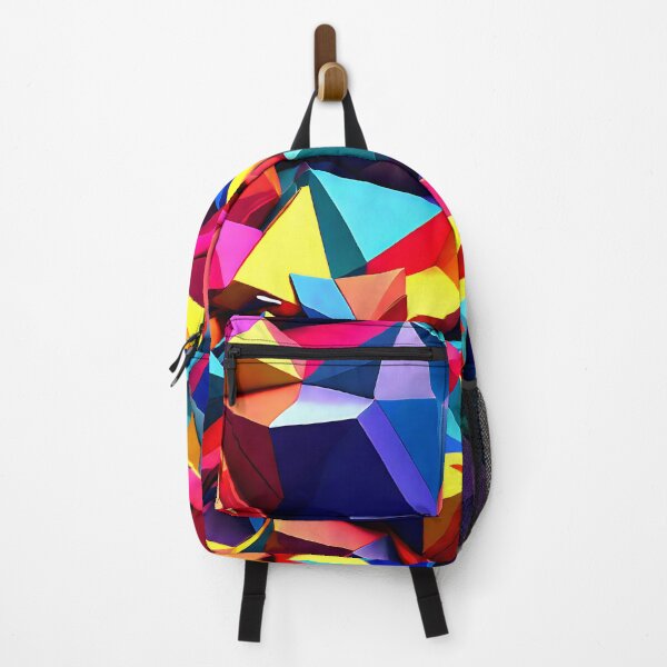 Item preview, Geometric low poly pattern with a rainbow palette for a striking, colorful designed and sold by Tchoice.