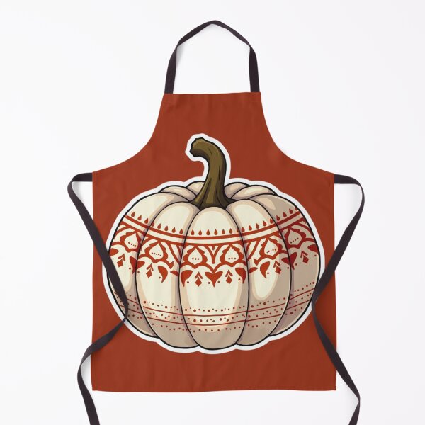 Item preview, White Pumpkin with Boho Pattern designed and sold by ArtfullyRooted.