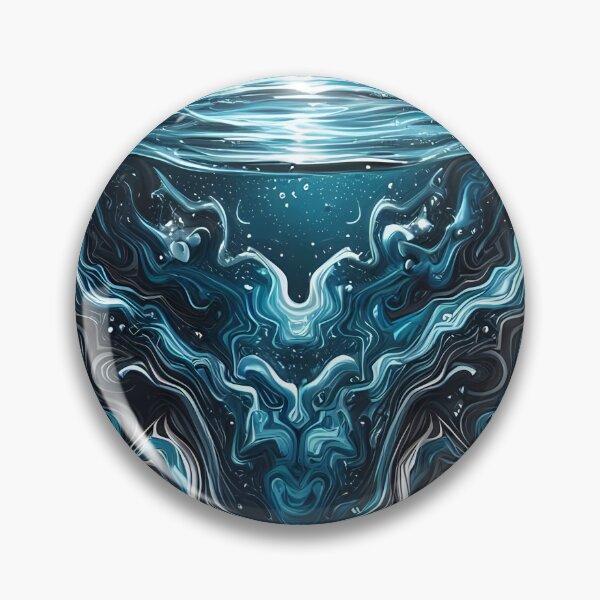 Item preview, Ocean’s Embrace Hydro Dipped T-Shirt designed and sold by moba--mania.