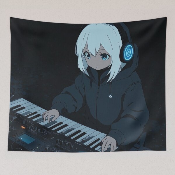 Item preview, Electronic music | Anime style designed and sold by ComicsFactory.