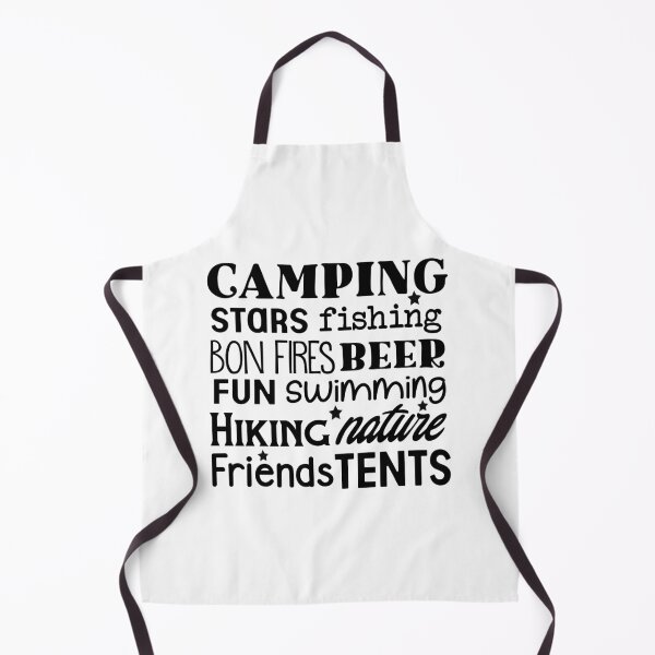 Item preview, "Camping, Stars, Fishing, Bonfires, Beer, Fun" Design designed and sold by Dream World Images.