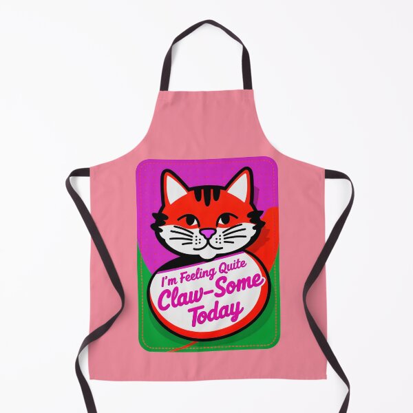 Item preview, I'm Feeling Quite Claw-Some Today Cute Cat Quote designed and sold by TheArtOfPat.