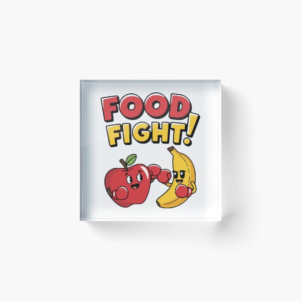 Item preview, Food Fight! Cute boxing fruit Pun designed and sold by PMCreative.