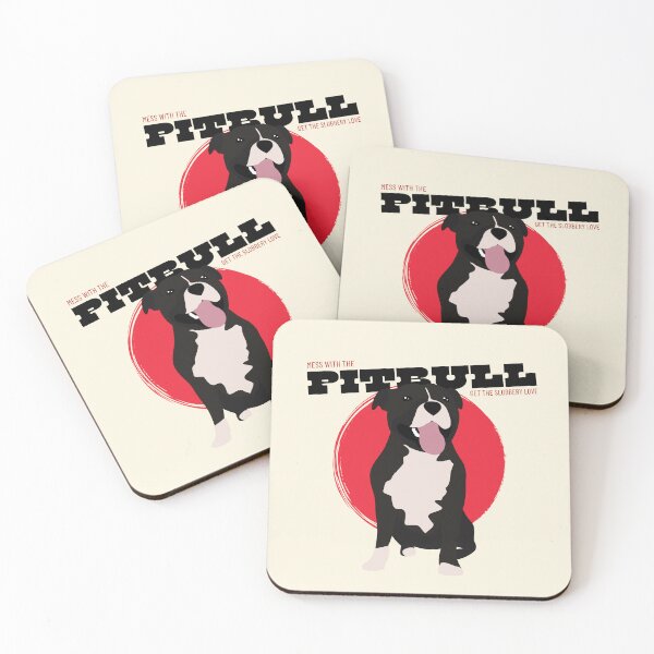 Item preview, Mess with the pitbull, get the slobbery love designed and sold by Peerless-Prime.