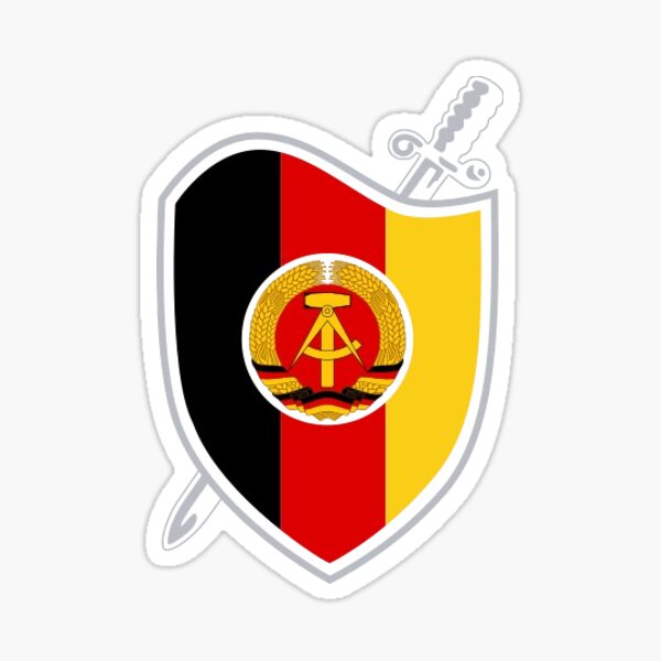 Logo of the State Security of the GDR Sticker