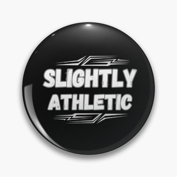 Item preview, Slightly Athletic- Sport, Funny, Sarcastic, Graphic, Retro designed and sold by GEM STYLE.