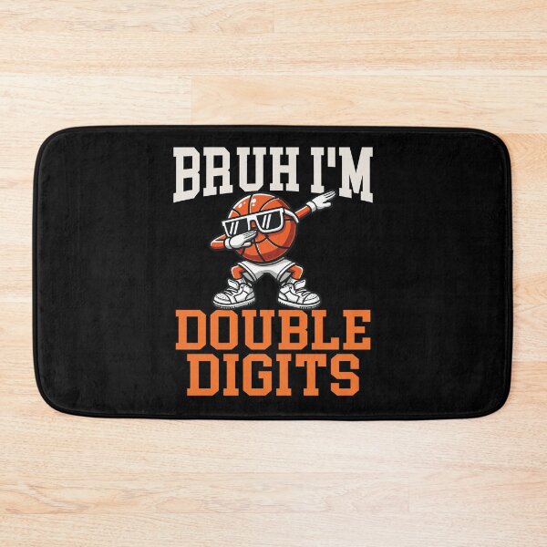 Item preview, Bruh I'm Double Digits Basketball 10th Birthday 10 Years Old designed and sold by ivotee.
